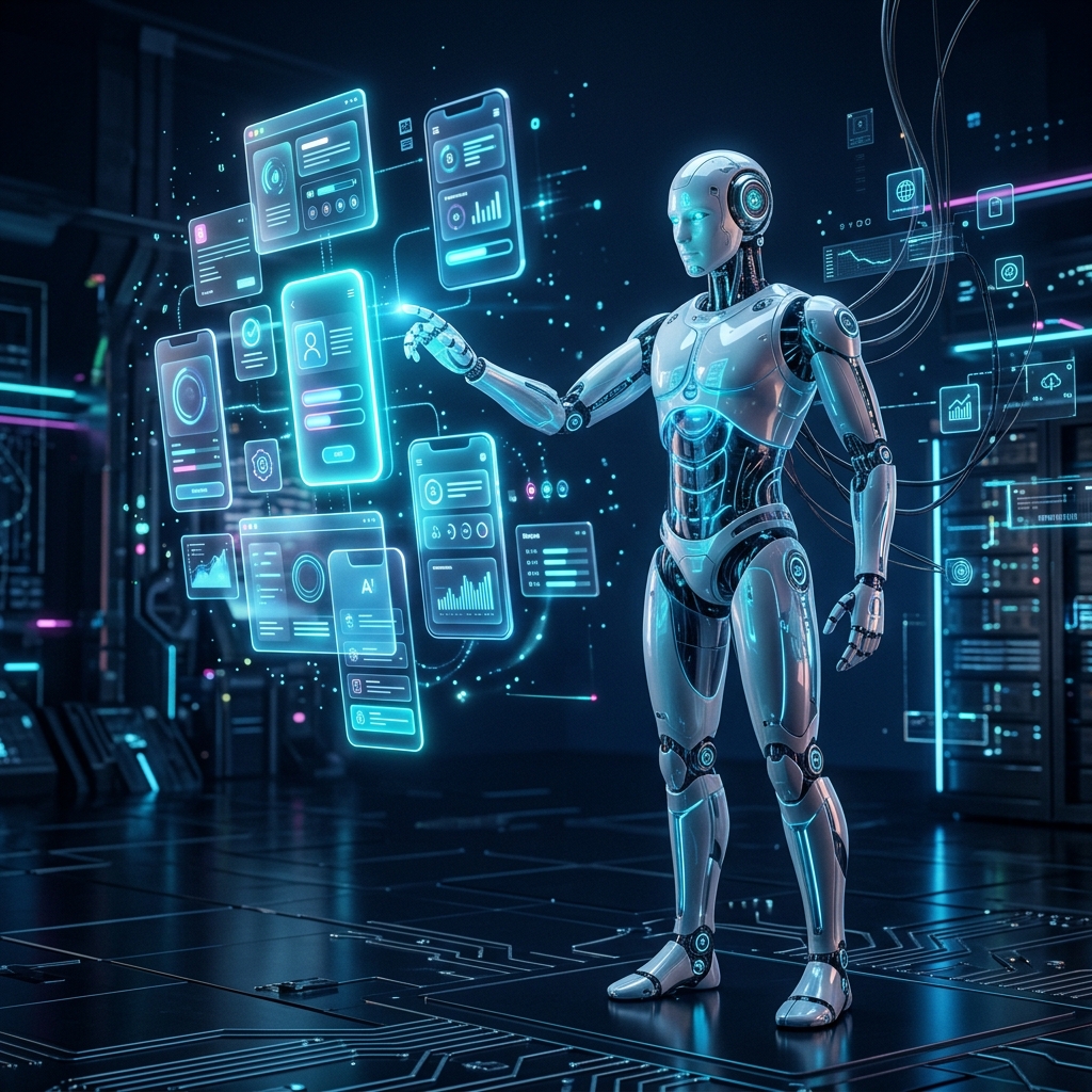 AI Tech Robot with Apps